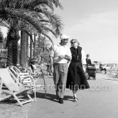 Zsa Zsa Gabor and her husband George Sanders. Cannes 1963. - Photo by Edward Quinn