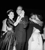 Judy Garland with her husband Sid Luft. Polio Gala, Sporting d’Eté. Monte Carlo 1954 - Photo by Edward Quinn