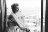 Mitzi Gaynor, Carlton Hotel. Cannes Film Festival 1958 - Photo by Edward Quinn