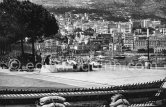 Horace H. Gould, (18) Maserati 250F, Elie Bayol, (4) Gordini T32. Robert Manzon, (2) Gordini T16. Maurice Trintignant, (14) Vanwall VW2. Monaco Grand Prix 1956. - Photo by Edward Quinn
