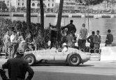 Elie Bayol, (4) Gordini T32. Monaco Grand Prix 1956. - Photo by Edward Quinn