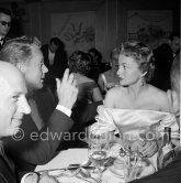 Olivia de Havilland and Van Johnson, Cannes Film Festival 1955. - Photo by Edward Quinn