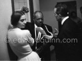 Coleman Hawkins, Jazz Festival Cannes 1958. - Photo by Edward Quinn