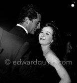 Susan Hayward dancing with Jacques Bergerac at the Cannes Film Festival In 1956. - Photo by Edward Quinn