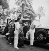 Bob Hope at the golf course. Monaco 1953. Car: Rolls-Royce - Photo by Edward Quinn