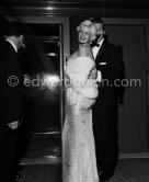 Jayne Mansfield and her husband Mickey Hargitay. Cannes Film Festival 1958. - Photo by Edward Quinn