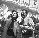 Irene Papas ("Alexis Sorbas") and William Holden. Cannes Film Festival1952. - Photo by Edward Quinn