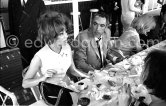 Anthony Quinn and Irina Demick. Cannes 1964. - Photo by Edward Quinn