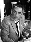 Anthony Quinn. Cannes 1964. - Photo by Edward Quinn
