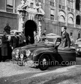 N° 239 Wilkins / Baxter on Jowett Jupiter. Second in second category. Rallye Monte Carlo 1951. - Photo by Edward Quinn