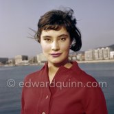 Russian actress Tatania Samoilova. Cannes Film Festival 1958. - Photo by Edward Quinn