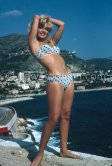 Janette Scott, British film starlet, during filming of "The Beauty Jungle". Monaco 1963. - Photo by Edward Quinn