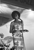 Sarah Vaughan. Jazz Festival Juan-les-Pins 1963 - Photo by Edward Quinn