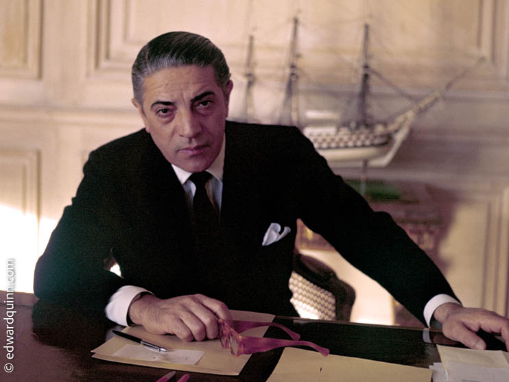 Aristotle Onassis | Edward Quinn Photographer
