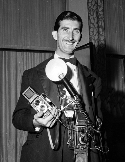 Edward Quinn at the Bal de la Rose, Monaco 1956