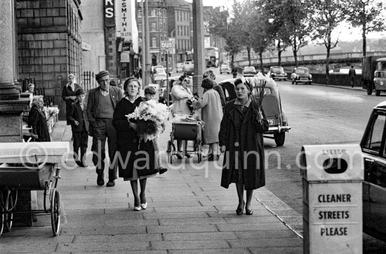 Arran Quay. Dublin 1963. - Photo by Edward Quinn