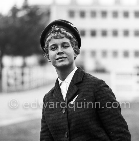 Air Lingus stewardess. Dublin Airport 1963. - Photo by Edward Quinn