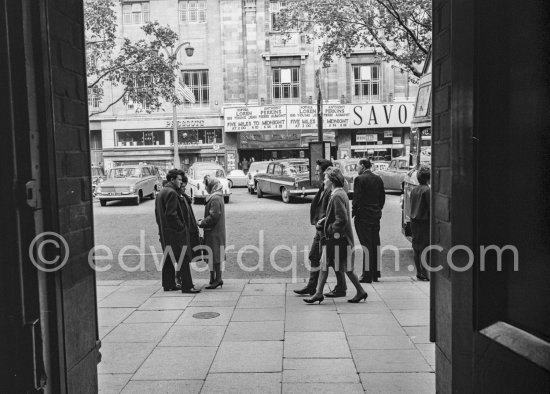 "Five Miles to Midnight", Savoy Cinema, O'Connell Str. Dublin 1963. - Photo by Edward Quinn