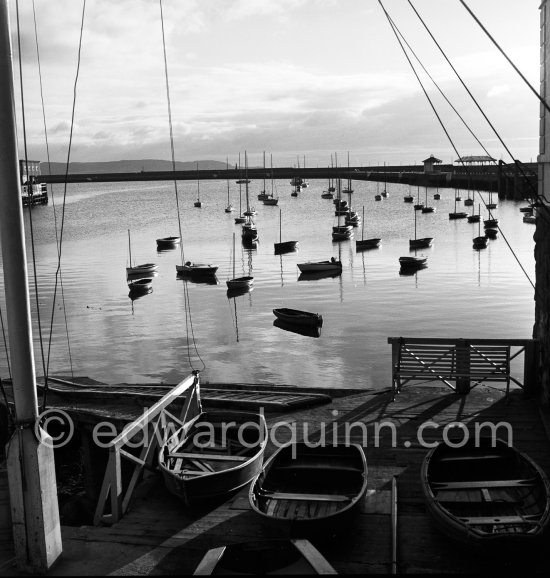 Howth Harbor. Dublin 1963. - Photo by Edward Quinn