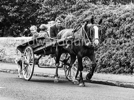 Horse and cart. Dublin 1963. - Photo by Edward Quinn