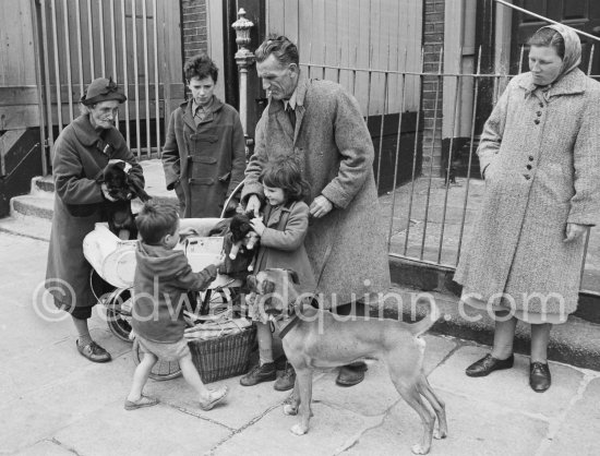 A Dublin family in Portland Row. Dublin 1963. - Photo by Edward Quinn