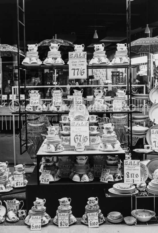 Bargain Shop. Dublin 1963. - Photo by Edward Quinn