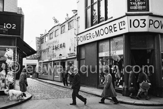 Power&Moore Clothes store and Recreation Sports Arena Theatre. Talbot St and Marlborough Pl. Dublin 1963. - Photo by Edward Quinn