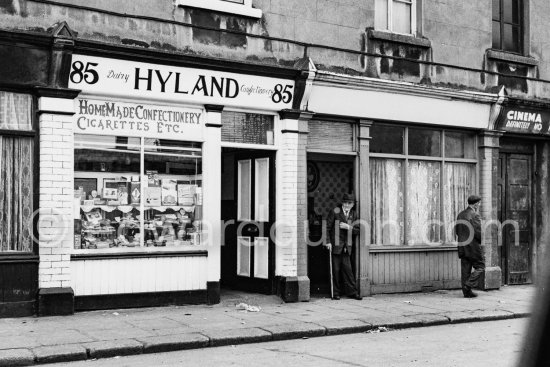Highland, Dairy and Confectionary shop. Dublin 1963. - Photo by Edward Quinn