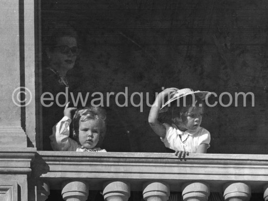 Princess Grace, Caroline. Albert. Monegasque Fête Nationale. Monaco 1960 - Photo by Edward Quinn