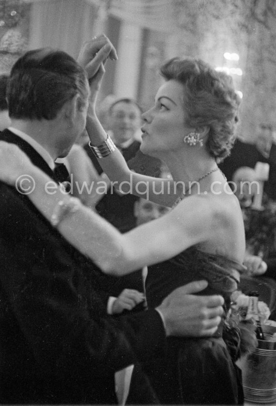 Not identified dancers. Bal de la rose ("Bal du Printemps"), Monte Carlo 1956. - Photo by Edward Quinn