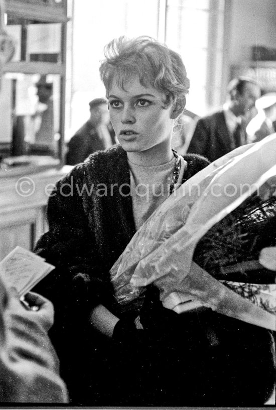 Brigitte Bardot. Nice 1955. - Photo by Edward Quinn