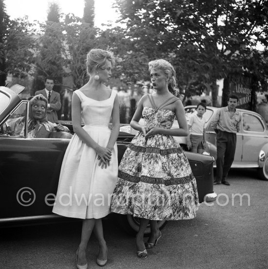 Brigitte Bardot, "Fête de la Reine de la Rose". La Colle-sur-Loup 1956. - Photo by Edward Quinn