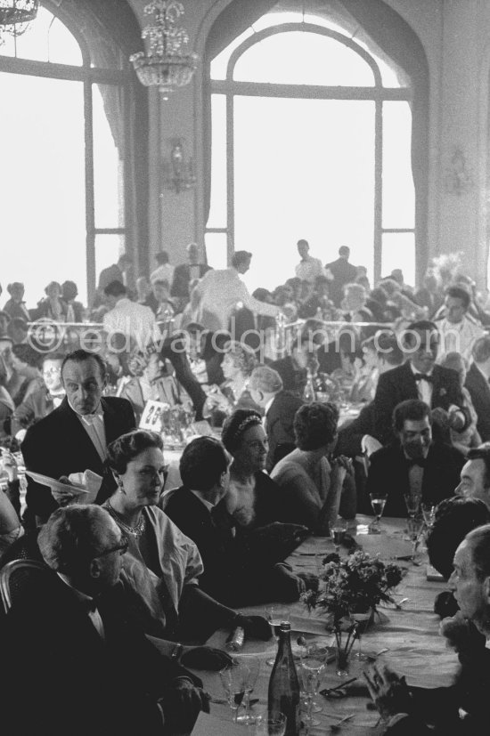 The Begum Aga Khan. Cannes Film Festival 1956. - Photo by Edward Quinn