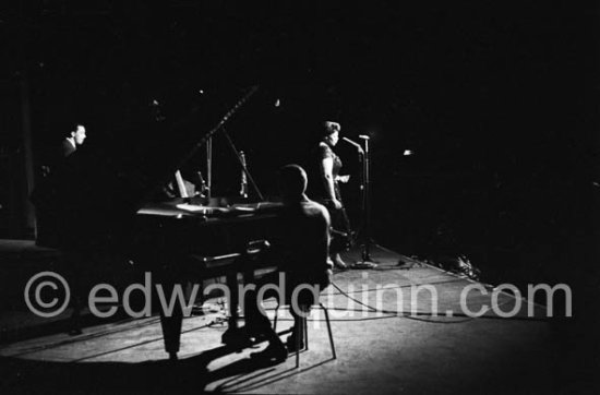 Ella Fitzgerald. Jazz Festival, Cannes 1958 - Photo by Edward Quinn