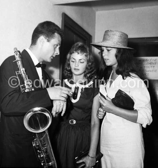 Stan Getz. Jazz Festival, Cannes 1958 - Photo by Edward Quinn