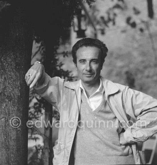 Jean Carzou, French–Armenian painter, at his studio in Vence 1963 - Photo by Edward Quinn