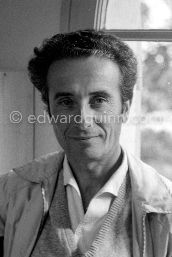 Jean Carzou, French–Armenian painter, at his studio in Vence 1963 - Photo by Edward Quinn