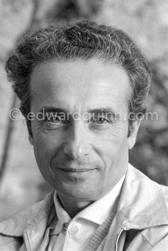 Jean Carzou, French–Armenian painter, at his studio in Vence 1963 - Photo by Edward Quinn