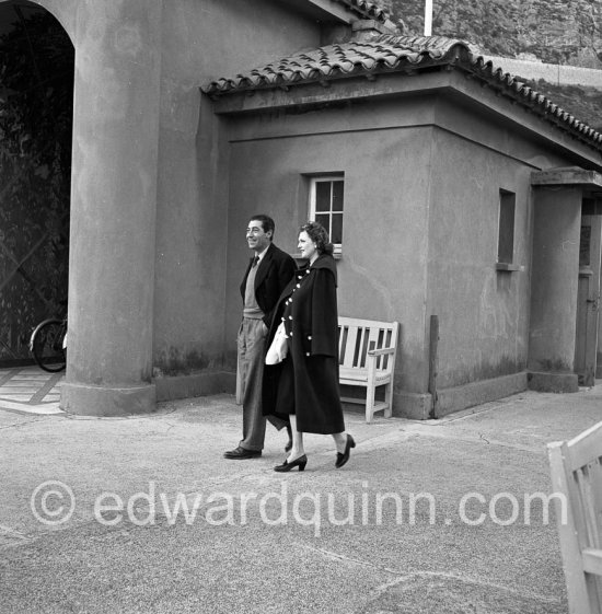 Pamela Churchill. Monte Carlo Country Club, Easter 1952. - Photo by Edward Quinn