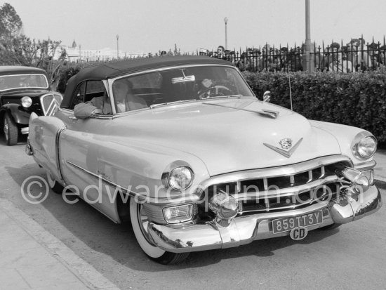 Concours d’Elégance. 1953 Cadillac Eldorado Convertible. Cannes 1953. - Photo by Edward Quinn