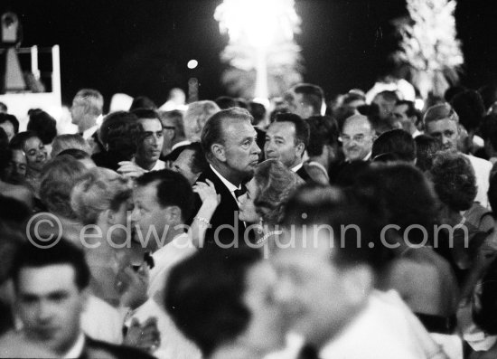 Gary Cooper and Tina Onassis. Gala at Sporting d’Eté. Monte Carlo 1959. - Photo by Edward Quinn