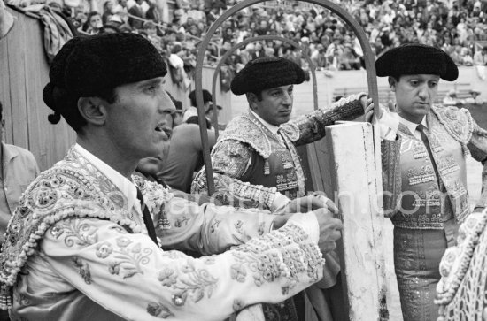 Luis Miguel Dominguin. Corrida Arles 1960. A bullfight Picasso attended (see "Picasso"). - Photo by Edward Quinn