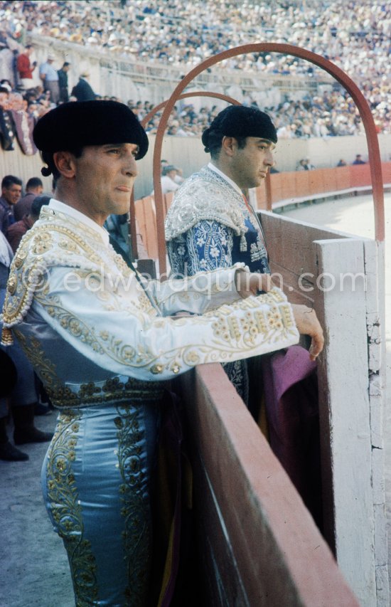 Luis Miguel Dominguin. Corrida Arles 1960. A bullfight Picasso attended (see "Picasso"). - Photo by Edward Quinn