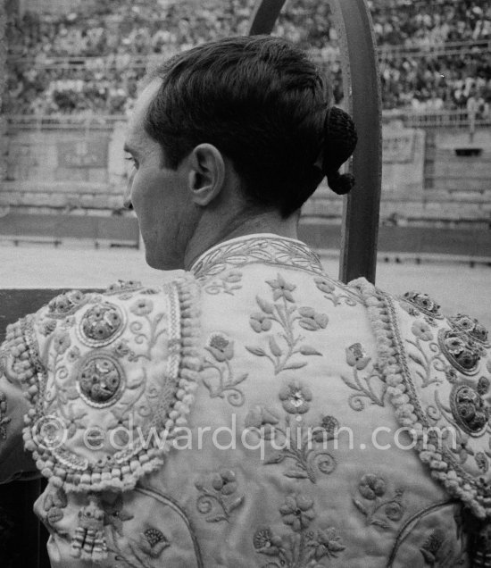 Luis Miguel Dominguin. Corrida Arles 1960. A bullfight Picasso attended (see "Picasso"). - Photo by Edward Quinn