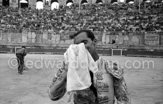 Luis Miguel Dominguin. Corrida Arles 1960. A bullfight Picasso attended (see "Picasso"). - Photo by Edward Quinn