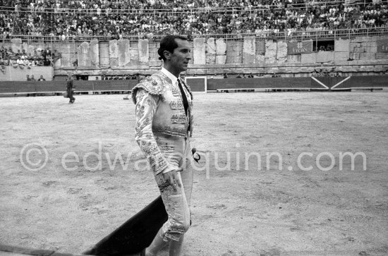 Luis Miguel Dominguin. Arles 1960. A bullfight Picasso attended (see "Picasso"). - Photo by Edward Quinn