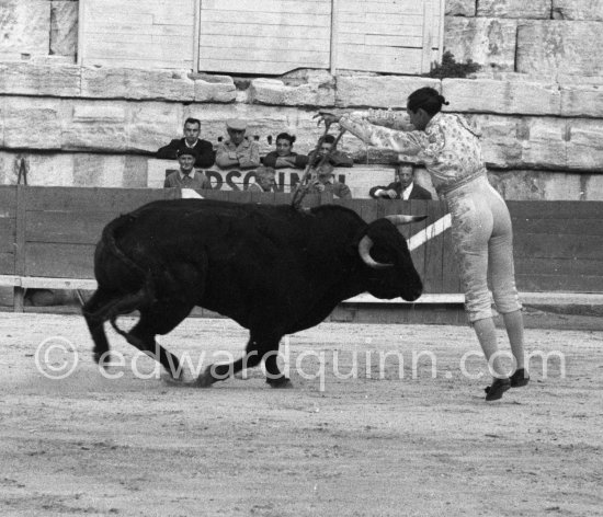 Luis Dominguin. Arles 1960 - Photo by Edward Quinn