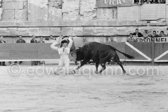 Luis Miguel Dominguin. Arles 1960. A bullfight Picasso attended (see "Picasso"). - Photo by Edward Quinn