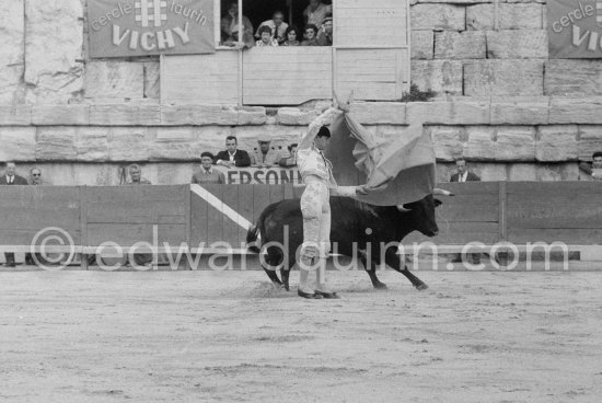 Luis Miguel Dominguin. Arles 1960. A bullfight Picasso attended (see "Picasso"). - Photo by Edward Quinn