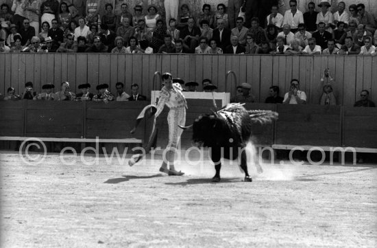 Luis Miguel Dominguin. Arles 1960. A bullfight Picasso attended (see "Picasso"). - Photo by Edward Quinn